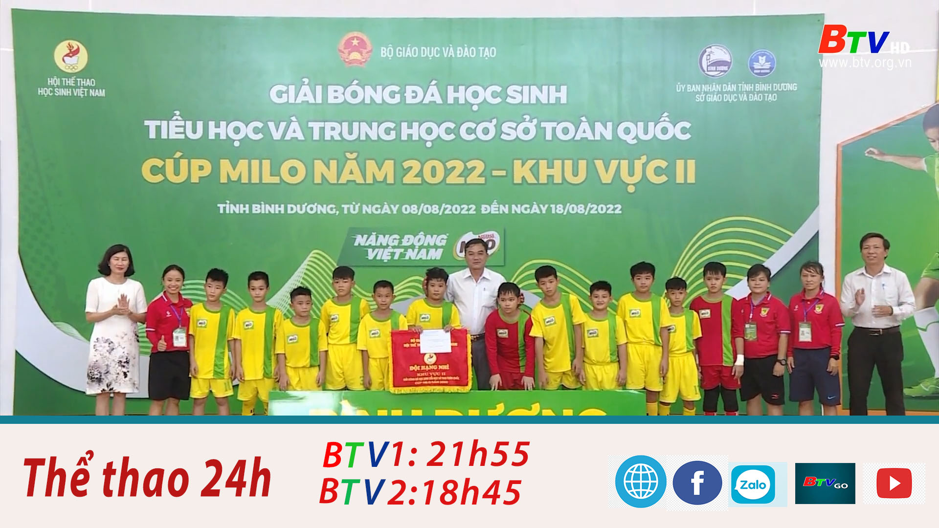 Giải Bóng đá học sinh toàn quốc năm 2022 –Khu vực 2